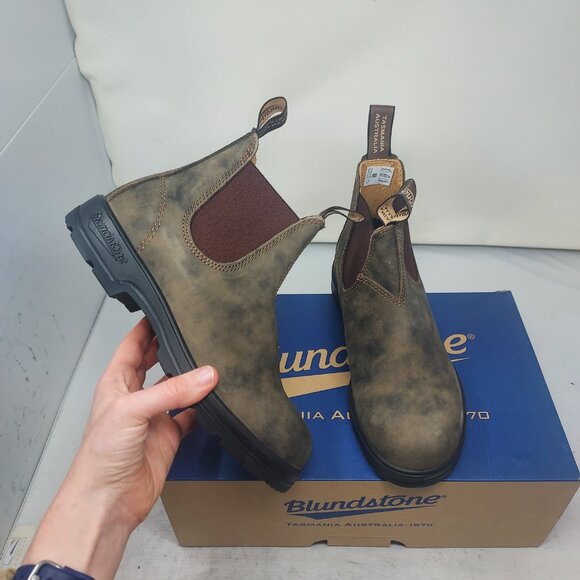 Blundstone Chelsea Rustic Brown WOMENS Boot - Picture 1 of 7